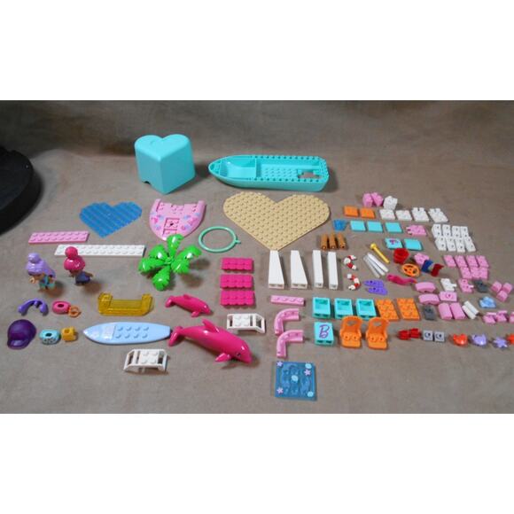 2022 MEGA Construx Barbie Dolphin Exploration HHW83 99.999% Complete READ - Picture 2 of 8